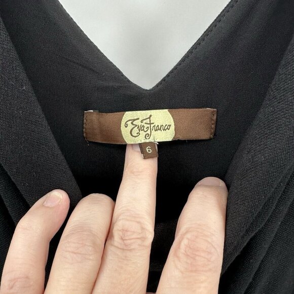 ANTHROPOLOGIE EVA FRANCO dress fit flare polka dot vintage inspired party 6 - Picture 6 of 8